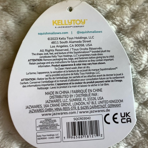 Kellytoy Squishmallows Maui Plush Scuba Diving Pineapple Stuffed Animal w Tags - Picture 6 of 11